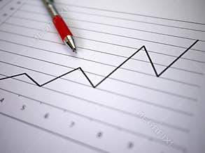 Chart and pen