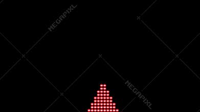 Red LED Arrow moving up