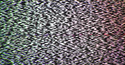 Broken reception tv interference noise static insert element.