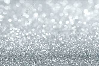 Silver glitter background