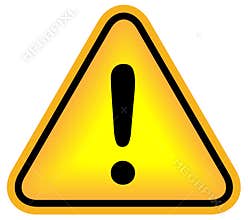 Attention exclamation sign