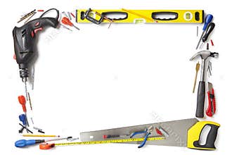 Builder handyman background border