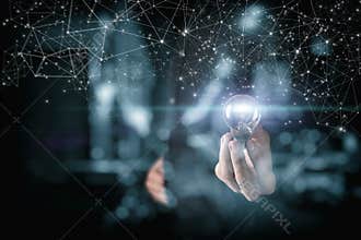 Ideas coming from a network of connections