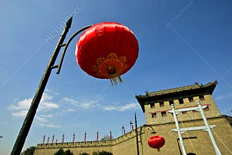 Chinese red lantern