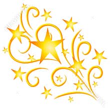 Shooting Stars Fireworks Gold