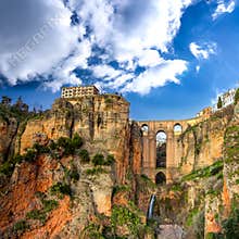 The village of Ronda in Andalusia, Spain.
