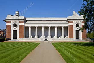 Side View of the Menin Gate in Ypres