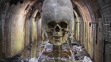 Ghost, Dark Tunnel, Horror, Creepy