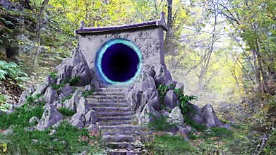 Science Fiction Portal, Gate, Background, Alien Technology