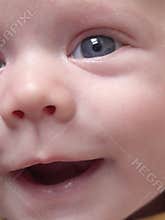 Infant's face