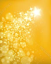 Golden Star Background
