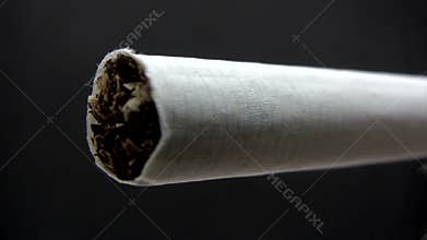 Burning Cigarette Macro - Time Lapse