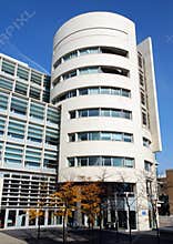 Modern university building