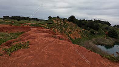 Bauxite Quarry near Otranto, Puglia, Italy