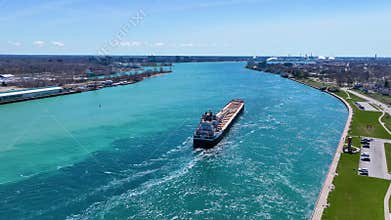 St. Clair River, Port Huron, Michigan, USA