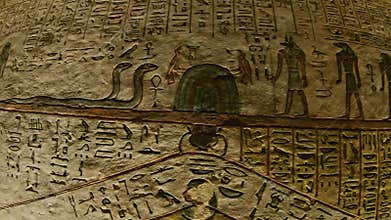 ancient color egypt images on wall