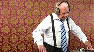 Awesome grandpa DJ