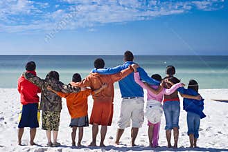 togetherness at the beach