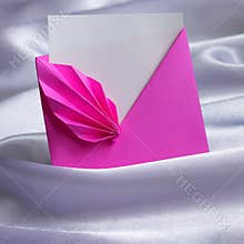 Valentines Day Card : Romantic letter - Stock Phot