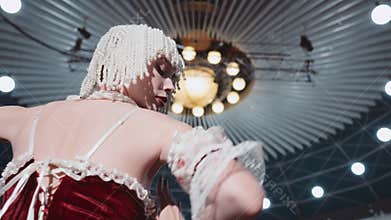 Elegant Dancer In Theatre