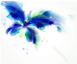 blue butterfly