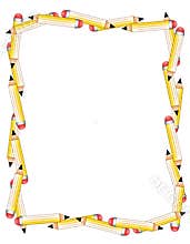 Pencils Border or Frame