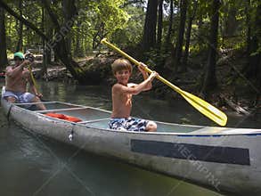 Father and Son Canoe