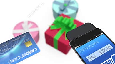 Creditcard payment processing demonstration concept