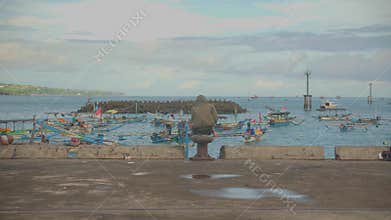 Badung, Bali, Indonesia - April 21, 2026: Balinese Fishermen