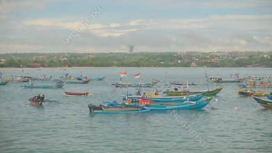 Badung, Bali, Indonesia - April 21, 2026: Balinese Fishermen