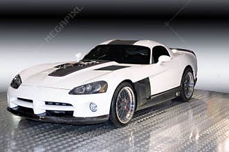 Custom Dodge Viper, 3/4 View
