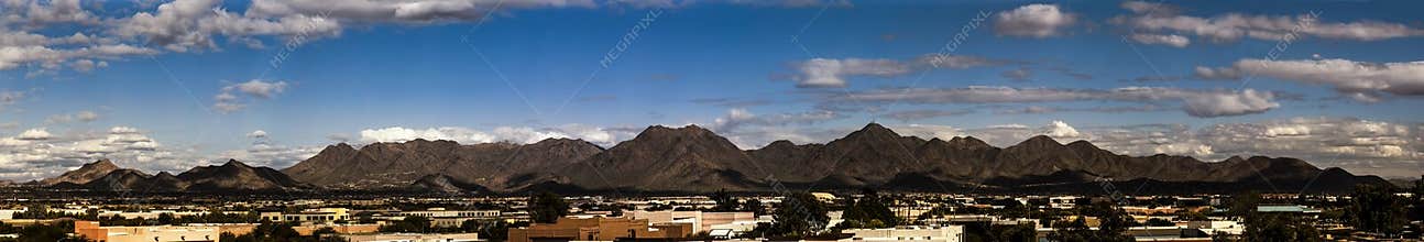 McDowell Mountains of Arizona Panorama
