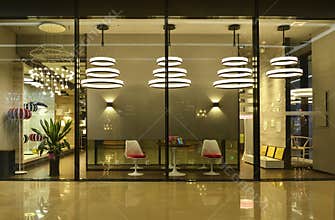 Lighting shop window