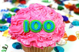 Celebration Cupcake - Number 100