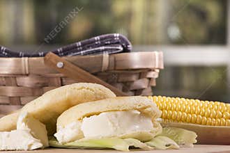 Arepas meal