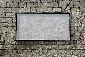 Blank billboard