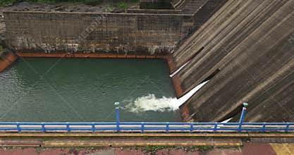 Hirakud Dam Odisha on Mahanadi River, Longest Earthen Dam Infrastructure India Reservoir Scene