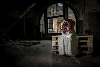 Depressed girl