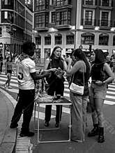 people enjoying the 2026 Bilbao festivities