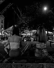 people enjoying the 2026 Bilbao festivities