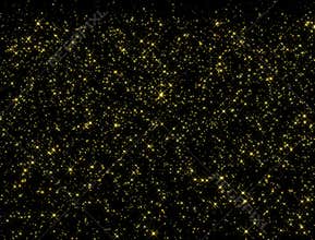 Falling dense sparkle stars loop with alpha