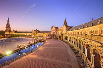 Spanish Square of Seville, Spain