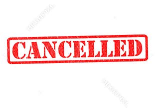 CANCELLED Rubber Stamp