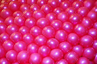 Pink balloon background