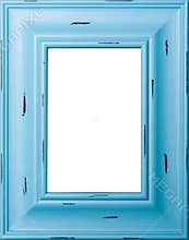Blue picture frame