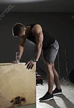 Man during the workout