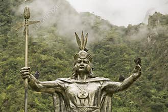 Inca God by Machu Picchu