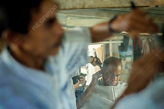 Retro Reflected Barber