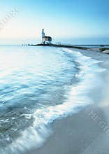 Lighthouse and beach
