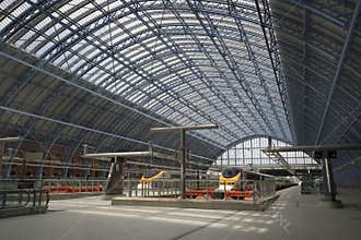 All quiet at St Pancras
